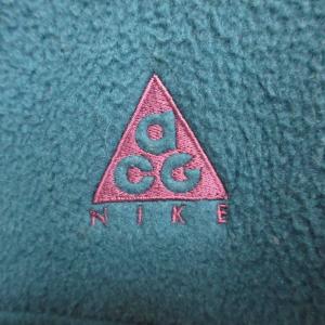 NIKE ACG 19AW ACG エーシージー マイクロ フリース ブルゾン ジャケット フルジップ ドローコード ハイネック ロゴ刺繍 切替