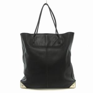 alexanderwang PRISMA レザートートバッグ ハンドバッグ メタル金具 ミニポーチ付き 黒 ブラック