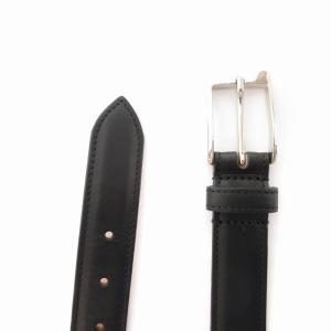 White house Cox B1859 DRESS BELT / CALF ベルト 本革 レザー 黒 ブラック