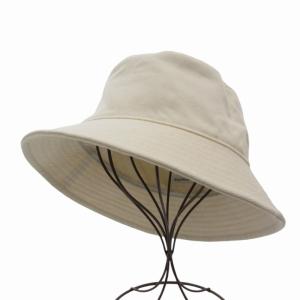 美品 24SS Denim Hat デニム バケットハット 帽子 ロゴ刺繍 59?p 白 ホワイト