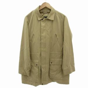 70s-80s ヴィンテージ ハーフステンカラーコート 裏地ノバチェック LL ベージュ