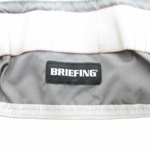 BRIEFING Golf 美品 MASK POUCH ポーチ セカンドバッグ ナイロン 灰 グレー 1025