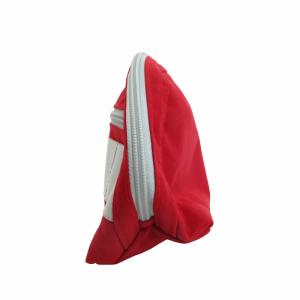 BRIEFING Golf 美品 セカンドバッグ ポーチ ロゴ 刺繍 赤 灰 レッド グレー 1025