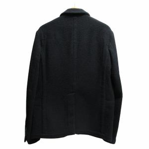 NUMBER (N)INE 07AW LOVE GOD MURDER期 メルトンウールジャケット ハーフコート 音符柄 黒 ブラック 4 約XLサイズ