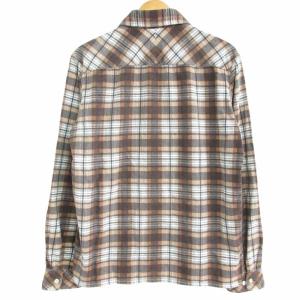 NUMBER (N)INE ARCHIVE 05AW THE HIGH STREET期 ハイスト期 本人期 THS刺繍 マドラスチェック ネルシャツ 長袖