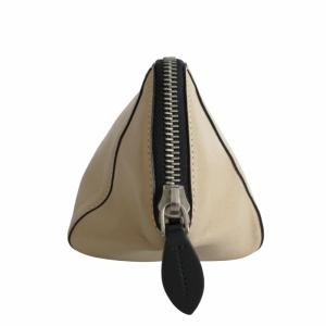 LOEWE アナグラム レザーポーチ ポシェット ジュエリーケース ベージュ