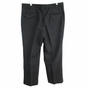 BURBERRY LONDON パンツ スラックス センタープレス ツータック ウール 黒 ブラック 88 約L 1116 GY09