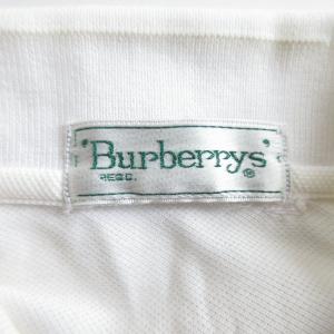 burberrys ヴィンテージ 鹿の子 ポロシャツ ホワイト F