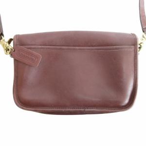 COACH ショルダーバッグ セカンドバッグ ターンロック レザー 米国製 茶 ブラウン 1113