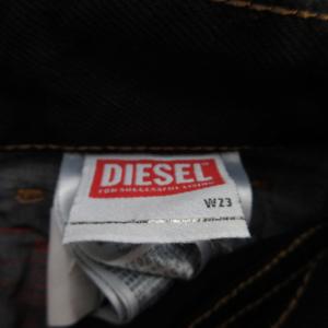 DIESEL 美品 1996 D-Sire 09H59 ストレートジーンズ ブラックデニム 黒 W23 約S A06926 1119