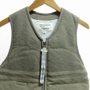 Mountain Research 09AW Waistcoat ウールダウンベスト ホワイトグースダウン TALONジップ 1LDK取扱い ベージュ M MTR-389