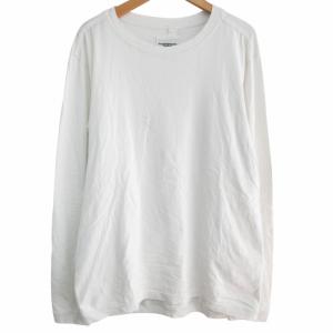 17SS Tシャツ カットソー 長袖 白 ホワイト 46 約Sサイズ 1128