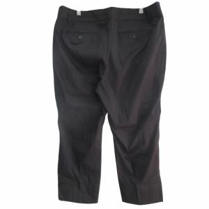 23区 タグ付 スラックス パンツ 黒 ブラック 48 約Mサイズ GY09 1130