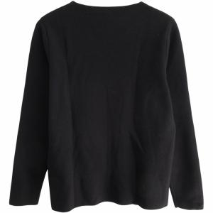 DESCENTE ゴルフ GOLF 17AW サンプル品 ニットセーター ロゴ装飾 黒 ブラック Lサイズ 1205