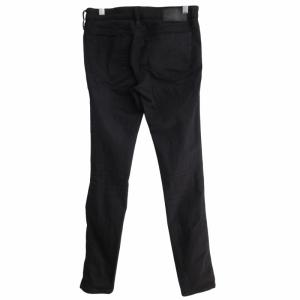 DIESEL SUPER SLIM SKINNY STRETCH スキニーデニムパンツ ジーンズ 黒 ブラック W26×L30 約Sサイズ