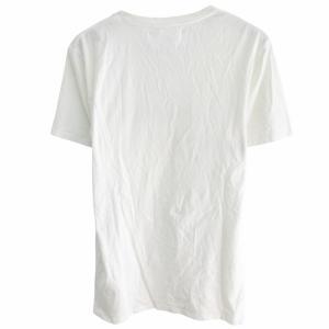 Martin Margiela 10 メゾンマルジェラ 02SS ここのえ期 Tシャツ カットソー ロゴプリント 半袖 白 ホワイト 46 約Sサイズ IBO62