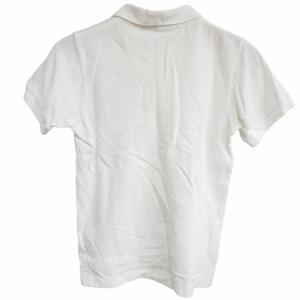 PLAY Comme des Garçons ポロシャツ ハート アップリケ 鹿の子 半袖 白 ホワイト Sサイズ AZ-T005 IBO62 1210