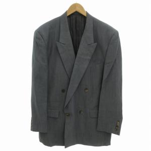 Christian Dior 90s ヴィンテージ ダブルスーツ セットアップ テーラードジャケット ブレザー パンツ スラックス 麻 リネン 背抜き 4B