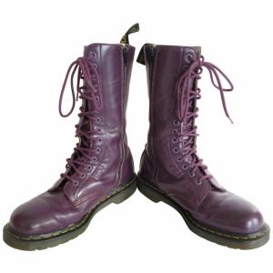 Dr.Martens ×YOHJI YAMAMOTO 14ホールブーツ パープル UK7