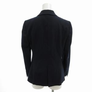 UNITED ARROWS パンツスーツ セットアップ ビジネス テーラードジャケット 紺ブレ スラックス ウール 総裏 1B センターベント 36 38