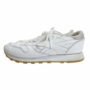 Reebok LTHR MET Diamond 220 スニーカー シューズ レザー ガムソール 白 ホワイト 24cm IBO62