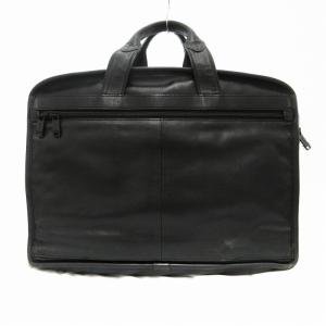 TUMI オールレザー EXPオーガナイザーPCブリーフ ビジネスバッグ ショルダー 黒 ブラック