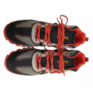 Timberland 新品同様 ギャリソン トレイル ウォータープルーフ ミッドハイカー トレッキングブーツ ハイキングシューズ 防水 グレー オレンジ