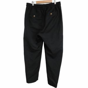 GIVENCHY 4Gジョガーロングパンツ ウール モヘヤ混 スラックス ゴムウエスト 黒 ブラック 50 約XLサイズ BM505Q100H