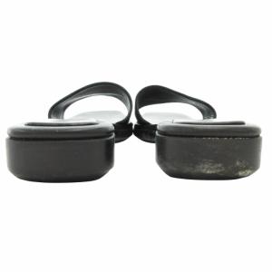 GUCCI サンダル ウッドソール GGジャカード モノグラム キャンバス 24cm 黒 ブラック