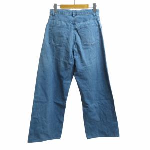 BLUE BLUE JAPAN 聖林公司 美品 近年モデル ワイド デニム バギージーンズ ハリウッドランチマーケット取扱 インディゴ S IBO62