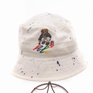 新品未使用タグ付き POLO ラルフローレン　ポロベア　バケットハット 新品タグ付 ポロ ラルフローレン ポロベア バケットハット