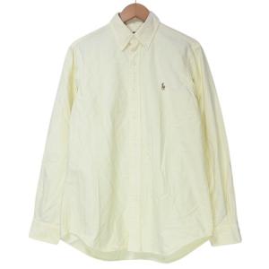 ボタンダウンシャツ 長袖 ポニー刺繍 ワンポイント S/170