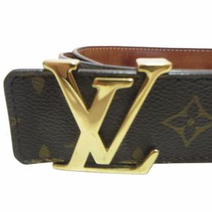 LOUIS VUITTON モノグラム ベルト サンチュール ブラウン 80cm M9608