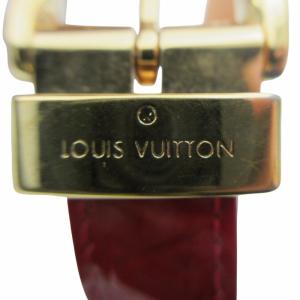LOUIS VUITTON M6934U モノグラム・ヴェルニ・ポムダムール サンチュール レザー ナローベルト エナメル パテント 赤 レッド 90