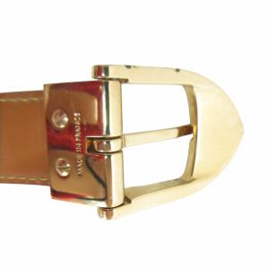LOUIS VUITTON エピ サンチュール ベルト クラシック レザー ゴールド金具 バックル 皮革 ブラウン R10050 85cm IBO64