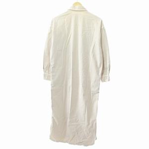 upper hights ARMY 美品 ロング シャツ ワンピース 長袖 リップストップ 0 ベージュ 420A344 0206