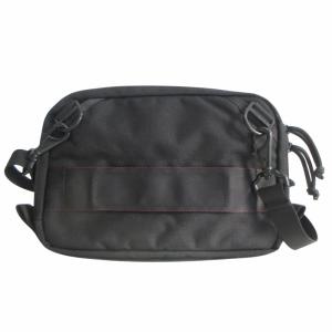 BRIEFING × メルセデスベンツ MERCEDES-BENZ タグ付 ミニショルダーポーチ ウエストバッグ サコッシュ 黒 ブラック 0114