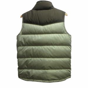 Patagonia スリングショットダウンベスト ダウンジレ ブルゾン 2トーン アウトドア キャンプ ブラウン 茶×ベージュ S 27571FA11