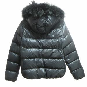 DUVETICA ラクーンファー ダウンジャケット グレー 44