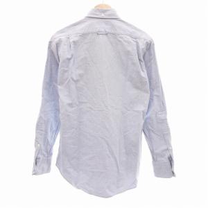 THOM BROWNE オックスフォードシャツ 長袖 ボタンダウン BD 胸ポケット 2 M 青 ブルー
