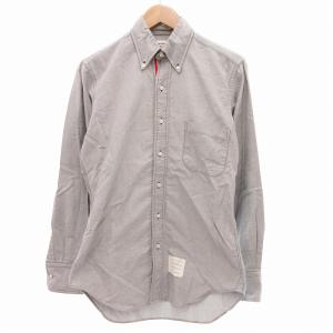 オックスフォードシャツ 長袖 ボタンダウン BD 1 S グレー