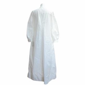 JIL SANDER バンドカラー シャツワンピース ホワイト 36