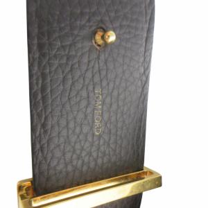 TOM FORD Tバックル リバーシブル レザー ベルト ブラック ブラウン 85