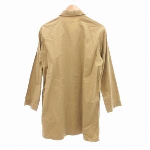Engineered Garments USA製 ショップコート ジャケット ステンカラー 胸ポケット M ベージュ