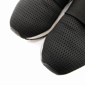 DIESEL S-KB ELASTIC スニーカー スリッポン メッシュ 三角ロゴ 25.5cm 黒 ブラック