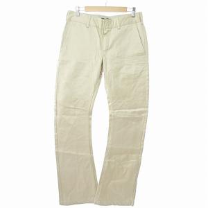 美品 チノパン cotton twill CHINO trousers コットン ツイル チノ トラウザー パンツ 3 ベージュ