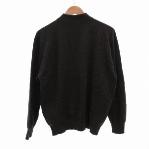 GIANNI VERSACE 90s セーター ニット カシミヤ モックネック 2 46 グレー