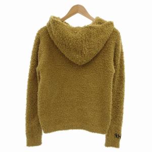 BAREFOOT DREAMS ×Ron Herman ロンハーマン ジップパーカー ルームウェア モコモコ 長袖 S カラシ色 C574