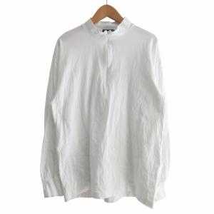 田中オム AD1993 アーカイブ ハーフジップ モックネックTシャツ ロンT ヴィンテージ 長袖 白 ホワイト F