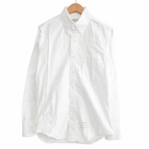 バーグドルフ グッドマン別注 オックスフォードシャツ ボタンダウン 長袖 白 ホワイト サイズ2 IBO68